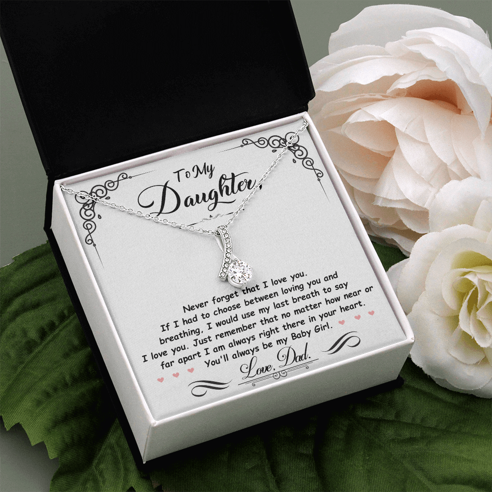 To My Daughter - Last Breath - Gift Set - SSD31 Jewelry ShineOn Fulfillment