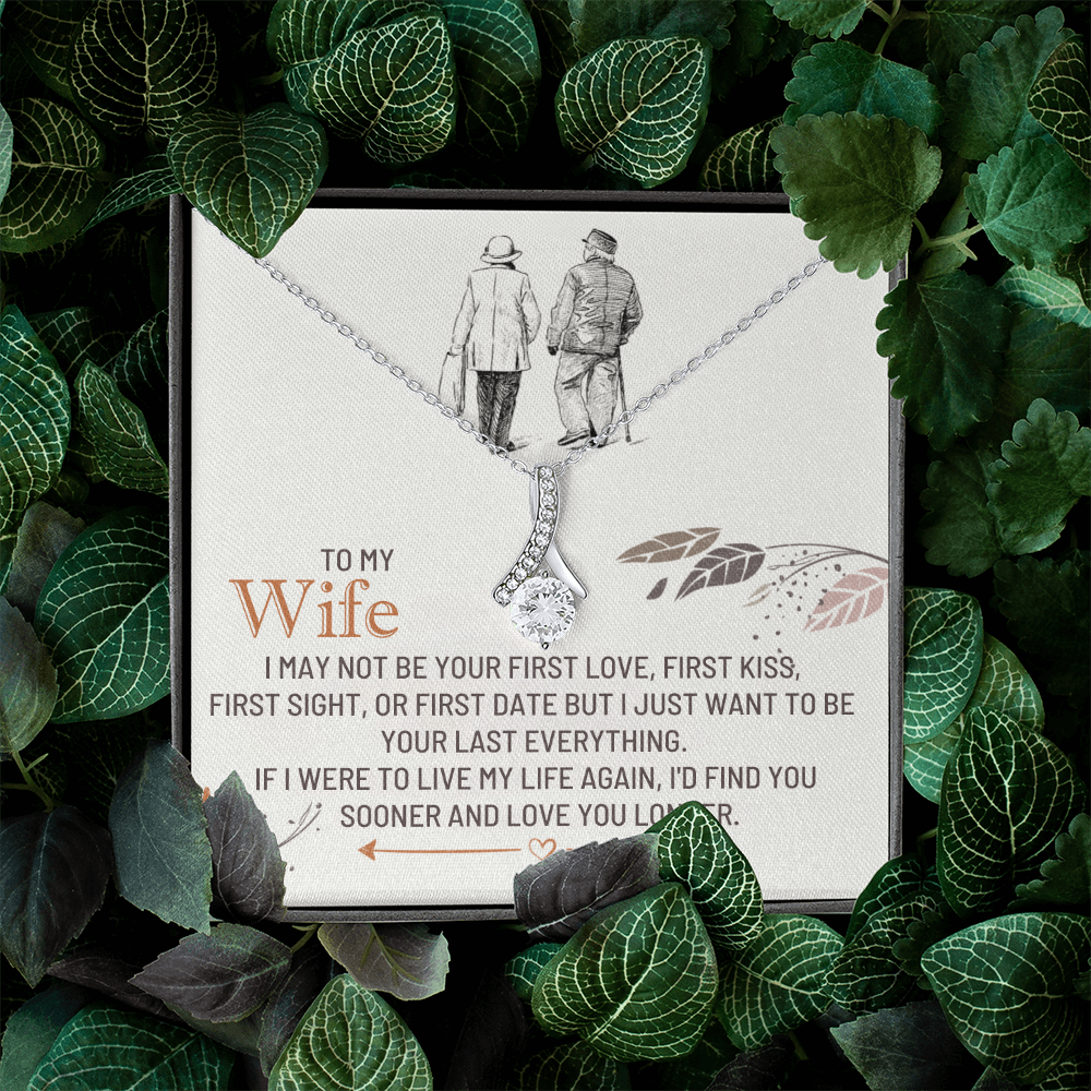 To My Wife - First Kiss - Beautiful Gift Set - SSW25 Jewelry ShineOn Fulfillment