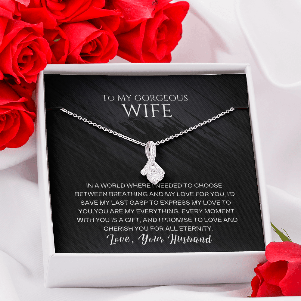 To My Gorgeous Wife - Beautiful Gift Set - SSW23 Jewelry ShineOn Fulfillment