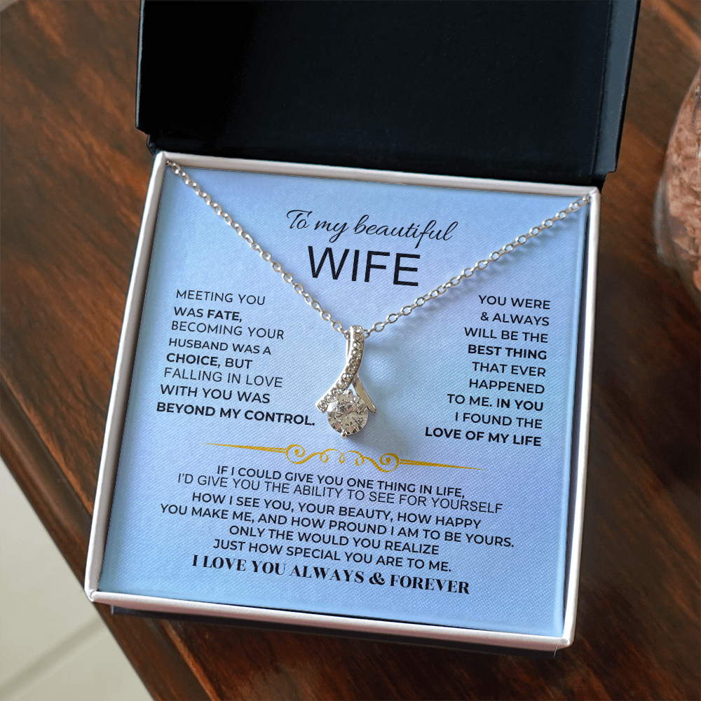 To My Beautiful Wife - Gift Set - SS219 Jewelry ShineOn Fulfillment