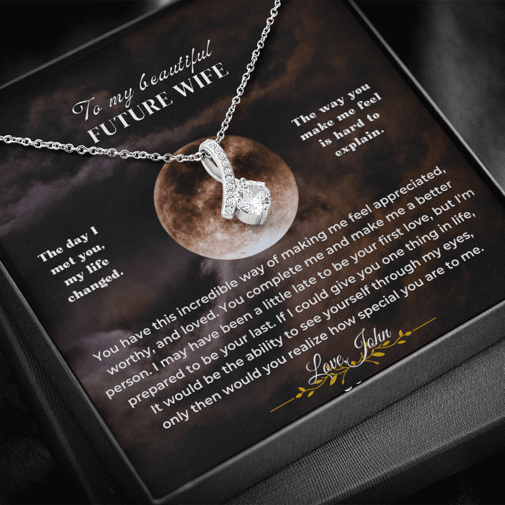 To My Beautiful Future Wife - Gift Set - SS162V4A Jewelry ShineOn Fulfillment