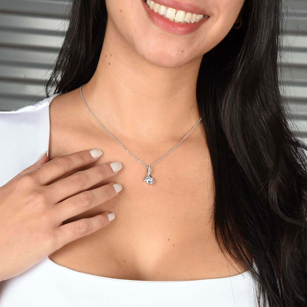 To My Beloved Wife - Beautiful Gift Pedant Neckle Set - SS162 Jewelry ShineOn Fulfillment