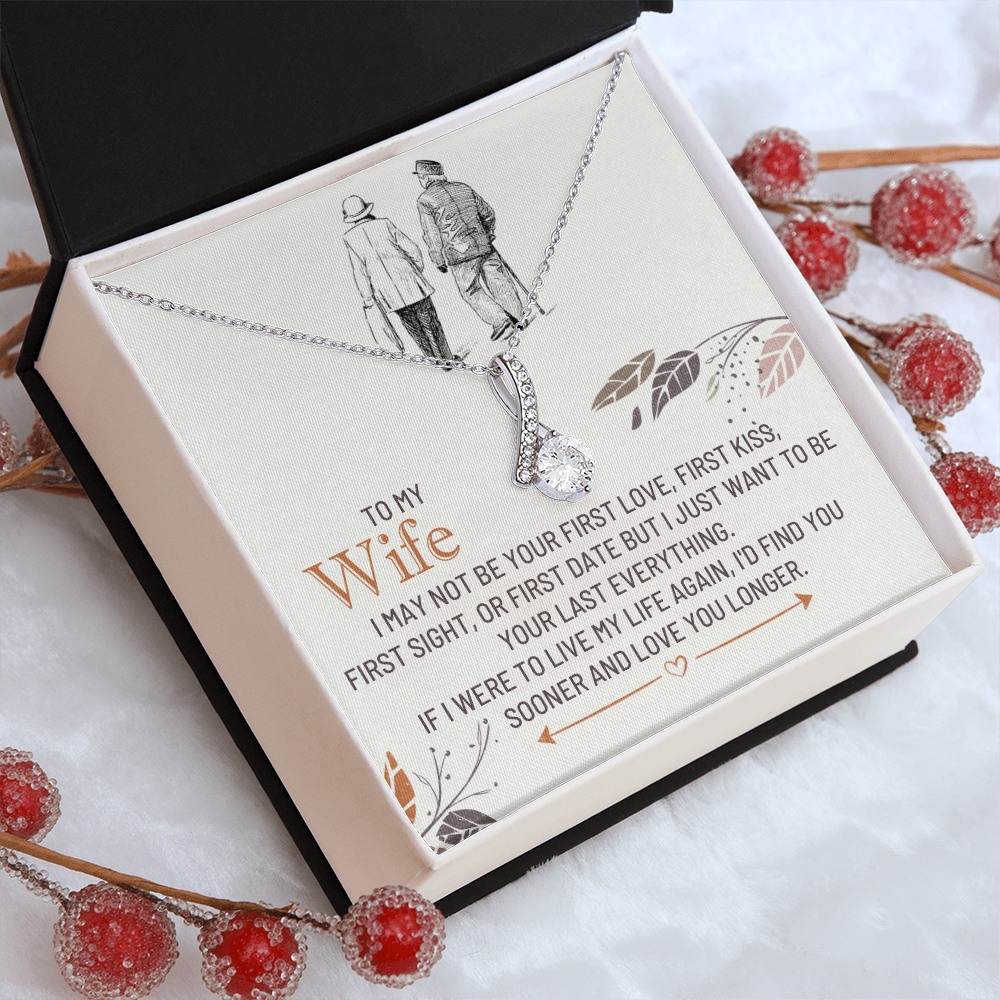 To My Wife - First Kiss - Beautiful Gift Set - SSW25 Jewelry ShineOn Fulfillment