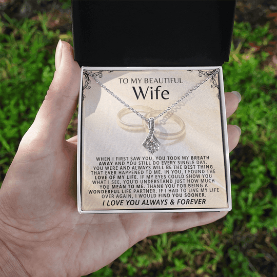 To My Beautiful Wife - Beautiful Gift Set - SSW22W2 Jewelry ShineOn Fulfillment
