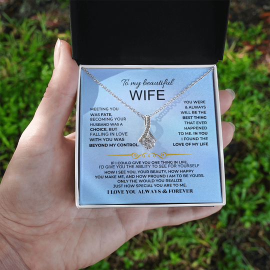 To My Beautiful Wife - Gift Set - SS219 Jewelry ShineOn Fulfillment