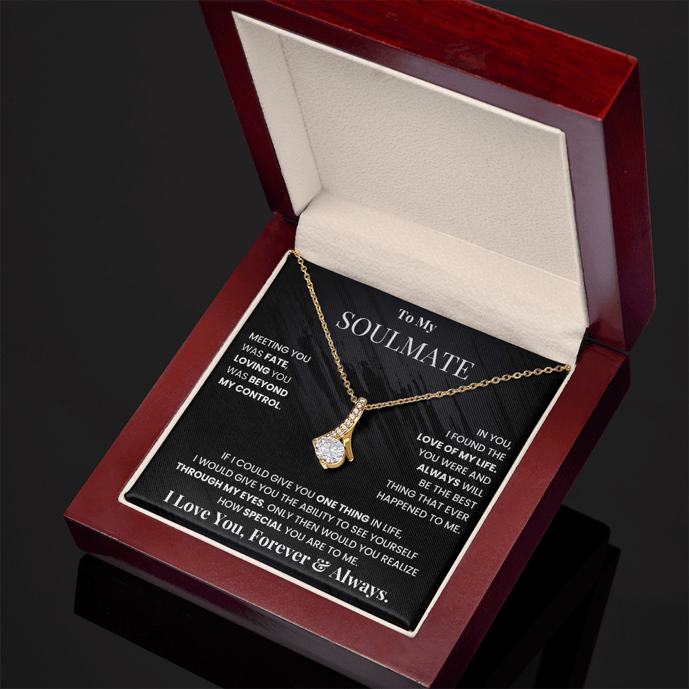 Beyond My Control Captivating Love Pendant in luxury box, perfect romantic 2026 anniversary gift for her.