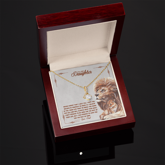 To My Daughter - Old Lion - Gift Set - SSD34V2 Jewelry ShineOn Fulfillment