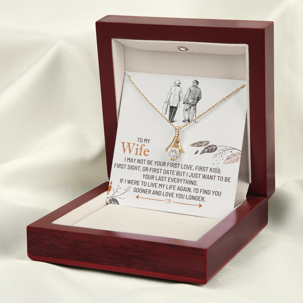 To My Wife - First Kiss - Beautiful Gift Set - SSW25 Jewelry ShineOn Fulfillment