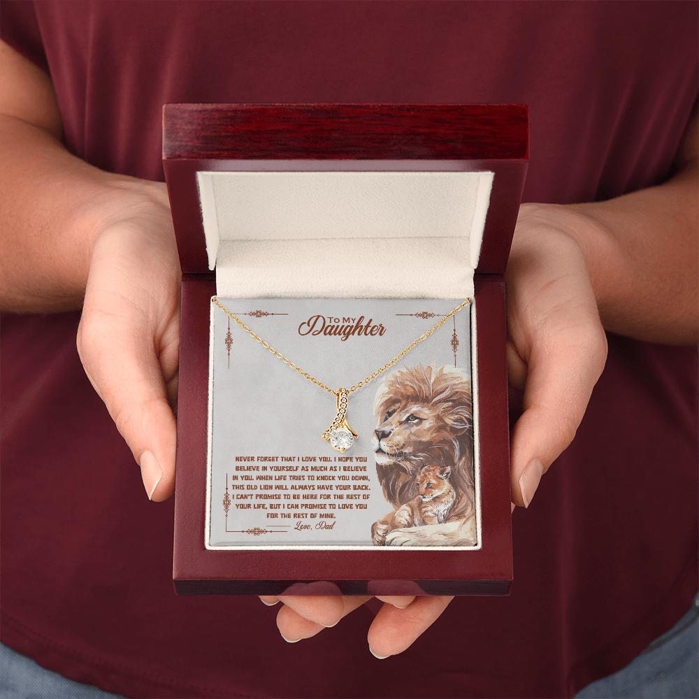 To My Daughter - Old Lion - Gift Set - SSD34V2 Jewelry ShineOn Fulfillment