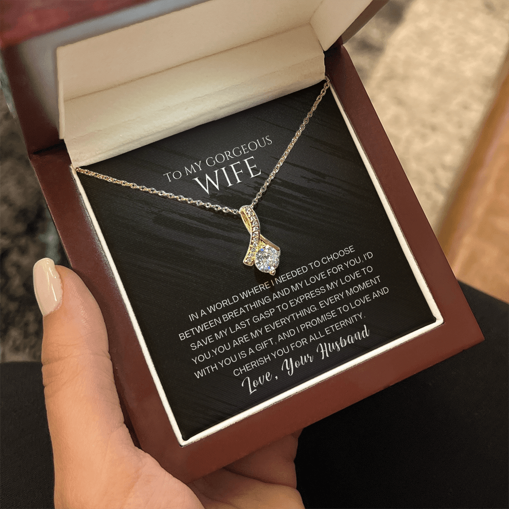 To My Gorgeous Wife - Beautiful Gift Set - SSW23 Jewelry ShineOn Fulfillment