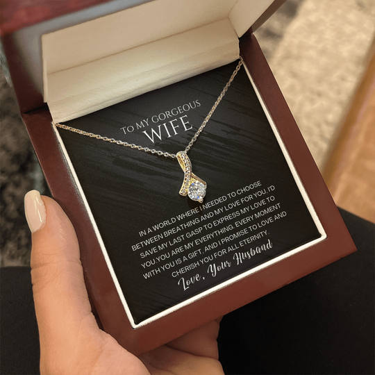 To My Gorgeous Wife - Beautiful Gift Set - SSW23 Jewelry ShineOn Fulfillment