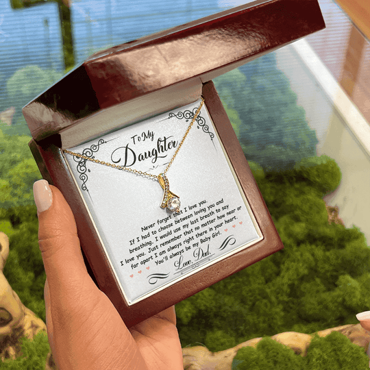 To My Daughter - Last Breath - Gift Set - SSD31 Jewelry ShineOn Fulfillment