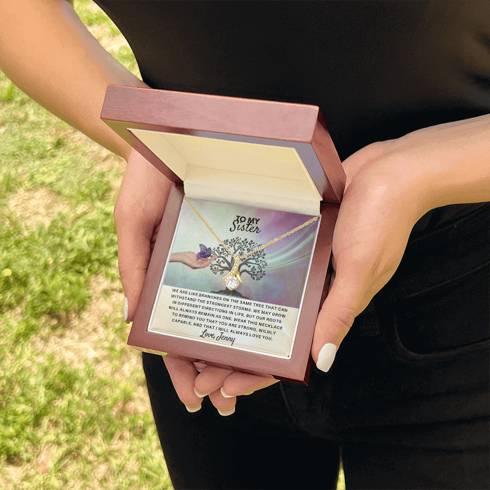 To My Sister - Personalized Gift Set - SSS4V2 Jewelry ShineOn Fulfillment