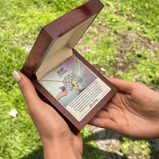 To My Sister - Personalized Gift Set - SSS4V2 Jewelry ShineOn Fulfillment