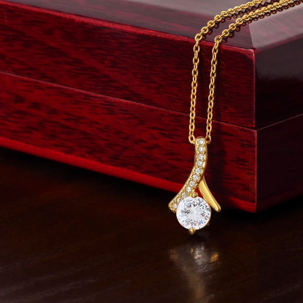 Granddaughter Necklace Gift – Alluring Beauty Pendant - IV25G