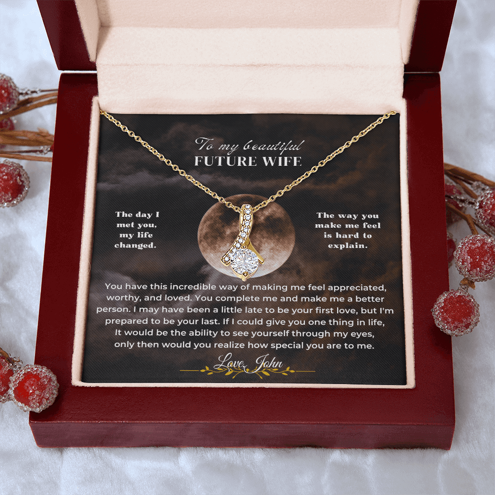 To My Beautiful Future Wife - Gift Set - SS162V4A Jewelry ShineOn Fulfillment