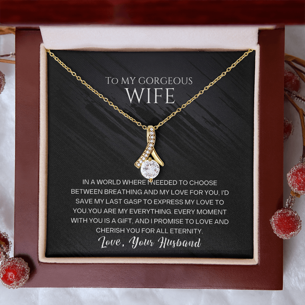 To My Gorgeous Wife - Beautiful Gift Set - SSW23 Jewelry ShineOn Fulfillment