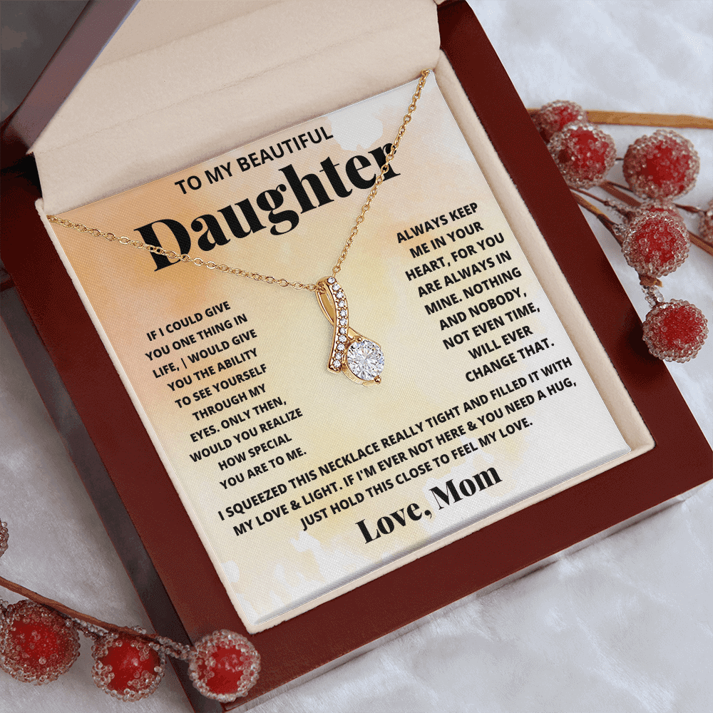 To My Daughter - Feel My Love - Gift Set - SSD32 Jewelry ShineOn Fulfillment