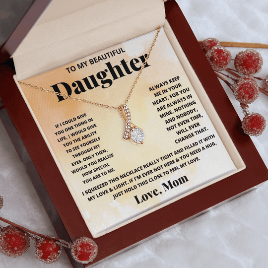 To My Daughter - Feel My Love - Gift Set - SSD32 Jewelry ShineOn Fulfillment