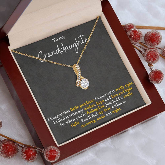 Granddaughter Necklace Gift – Alluring Beauty Pendant - IV25G