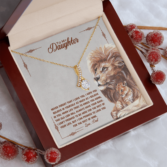 To My Daughter - Old Lion - Gift Set - SSD34V2 Jewelry ShineOn Fulfillment