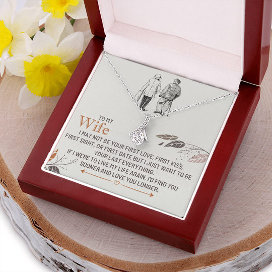 To My Wife - First Kiss - Beautiful Gift Set - SSW25 Jewelry ShineOn Fulfillment