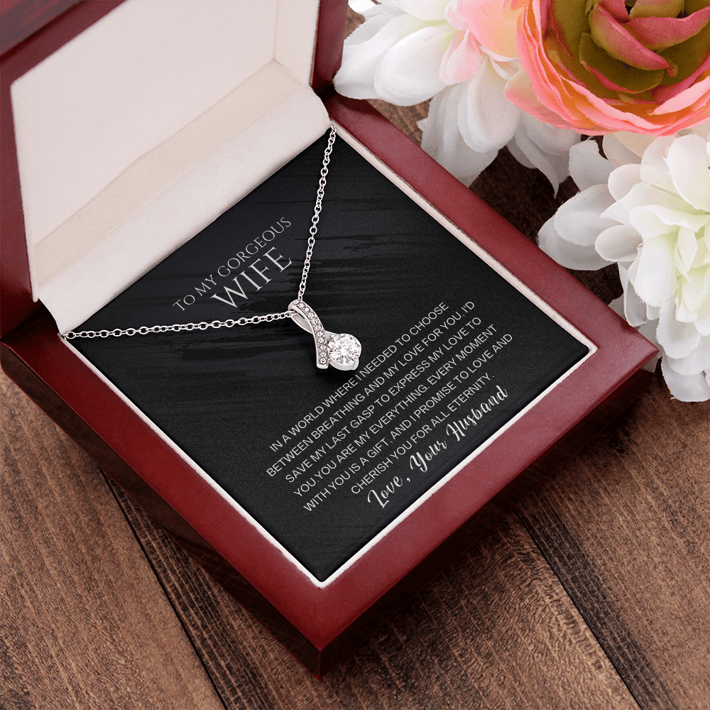 To My Gorgeous Wife - Beautiful Gift Set - SSW23 Jewelry ShineOn Fulfillment