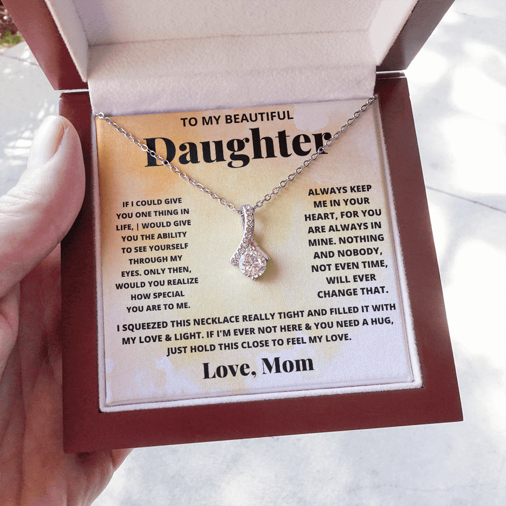 To My Daughter - Feel My Love - Gift Set - SSD32 Jewelry ShineOn Fulfillment