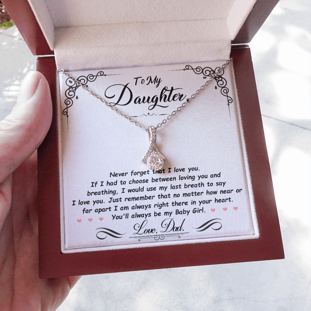 To My Daughter - Last Breath - Gift Set - SSD31 Jewelry ShineOn Fulfillment
