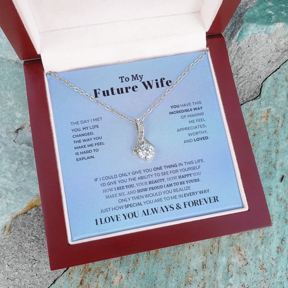 To My Future Wife - Beautiful Gift Set - SS162 Jewelry ShineOn Fulfillment