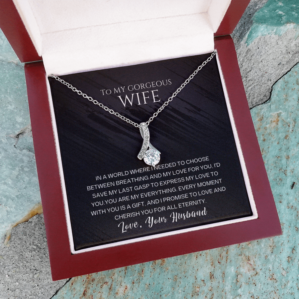 To My Gorgeous Wife - Beautiful Gift Set - SSW23 Jewelry ShineOn Fulfillment
