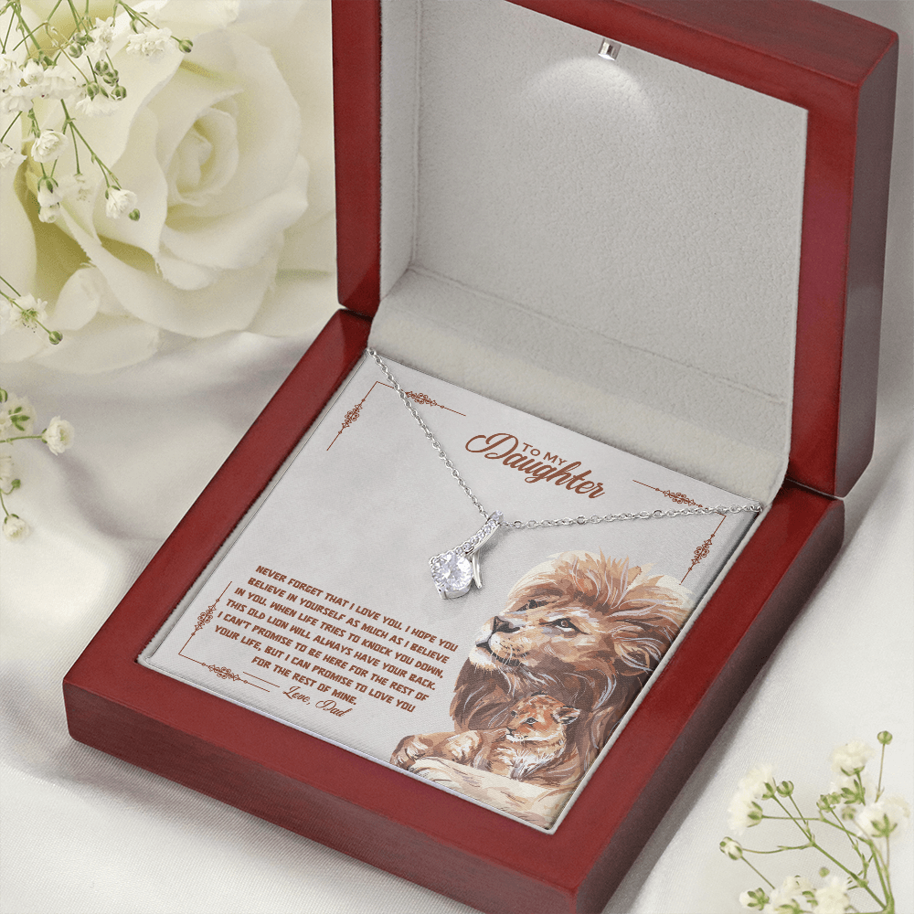 To My Daughter - Old Lion - Gift Set - SSD34V2 Jewelry ShineOn Fulfillment