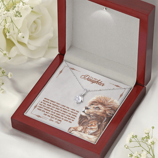 To My Daughter - Old Lion - Gift Set - SSD34V2 Jewelry ShineOn Fulfillment