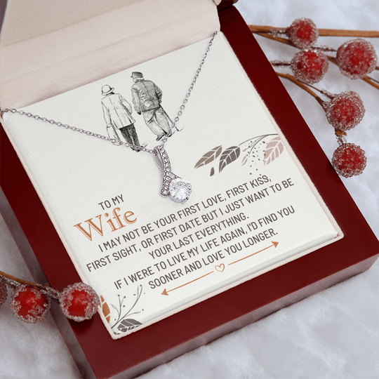 To My Wife - First Kiss - Beautiful Gift Set - SSW25 Jewelry ShineOn Fulfillment