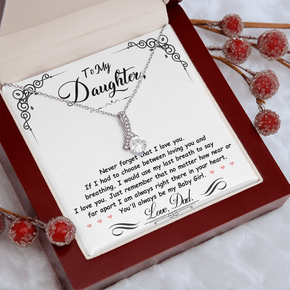 To My Daughter - Last Breath - Gift Set - SSD31 Jewelry ShineOn Fulfillment