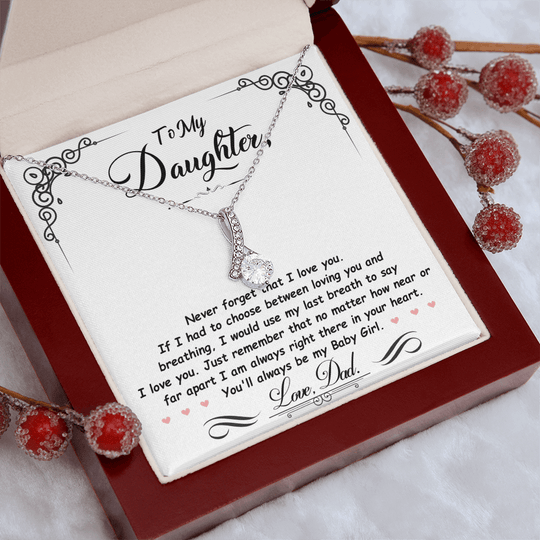 To My Daughter - Last Breath - Gift Set - SSD31 Jewelry ShineOn Fulfillment
