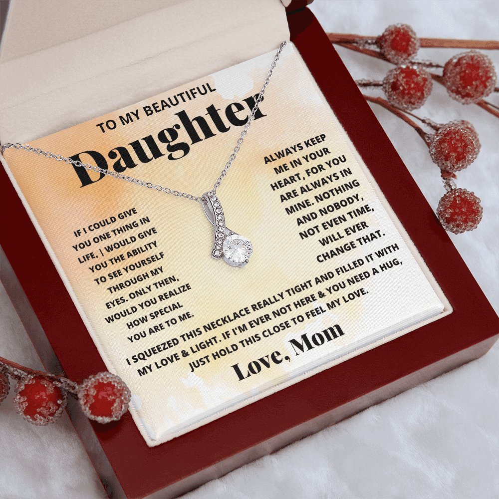 To My Daughter - Feel My Love - Gift Set - SSD32 Jewelry ShineOn Fulfillment