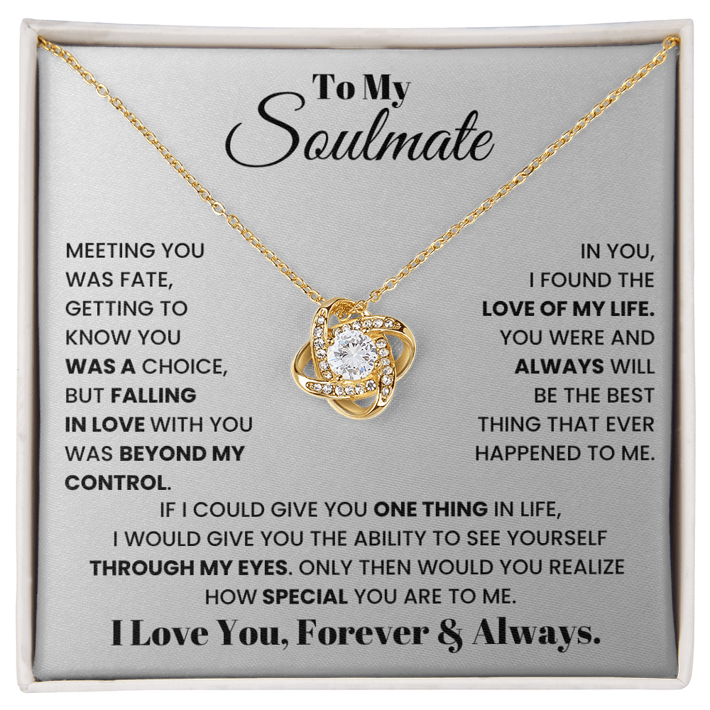 To My Soulmate - Beautiful Gift Set - SSS1 Jewelry ShineOn Fulfillment