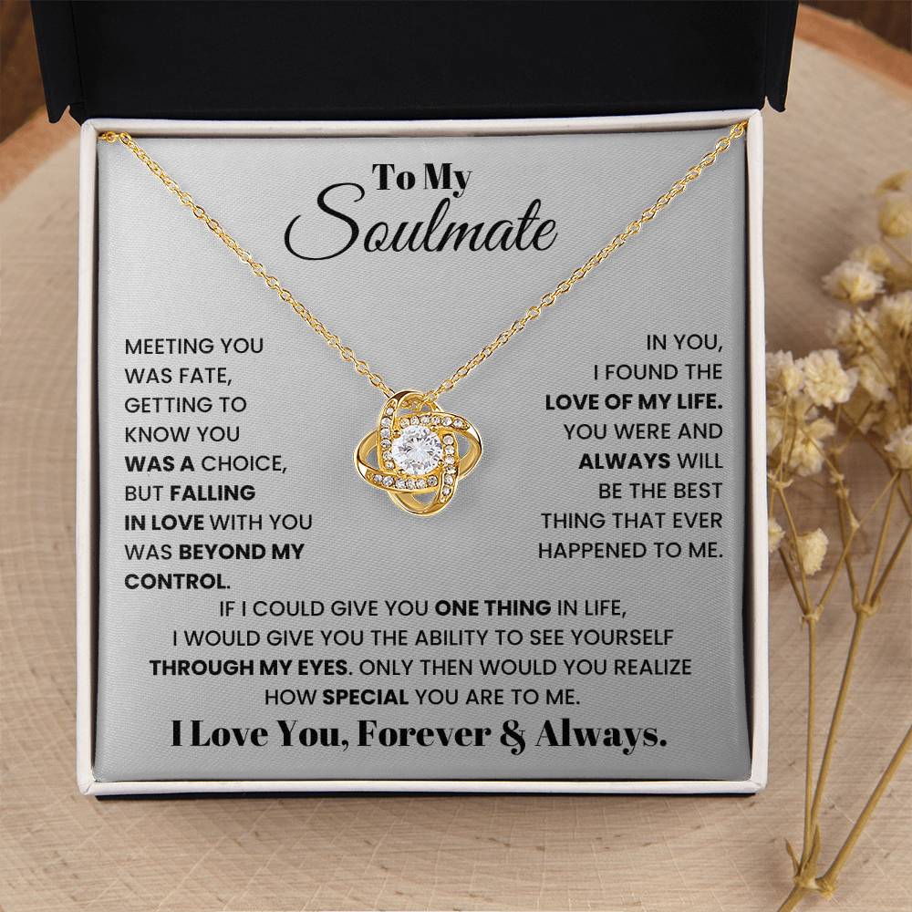 To My Soulmate - Beautiful Gift Set - SSS1 Jewelry ShineOn Fulfillment