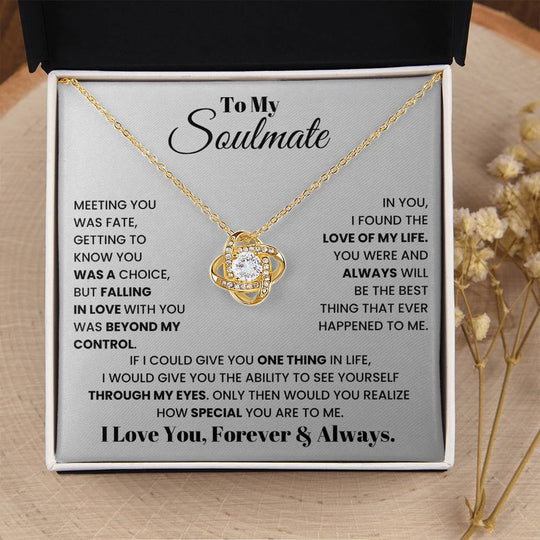 To My Soulmate - Beautiful Gift Set - SSS1 Jewelry ShineOn Fulfillment