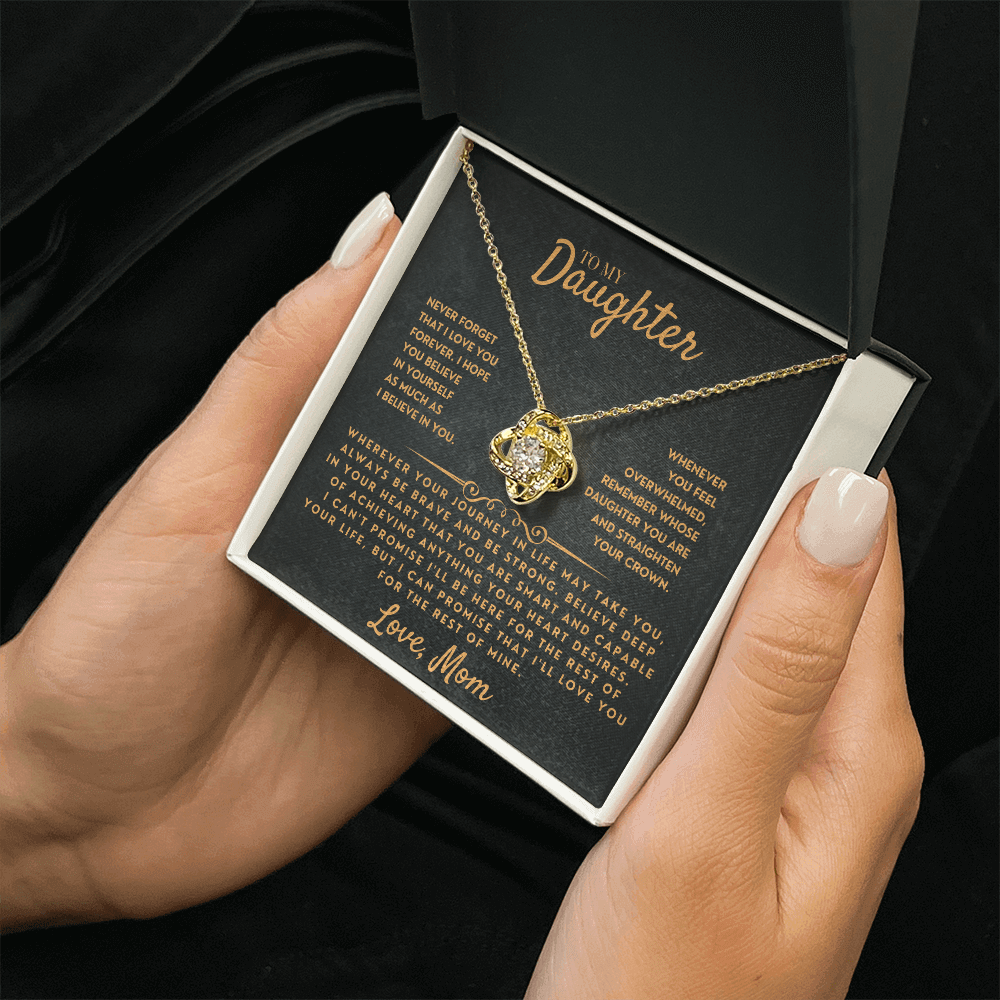 [ALMOST SOLD OUT] To My Daughter - Love Mom - Beautiful Gift Set - SS46DV17 Jewelry ShineOn Fulfillment