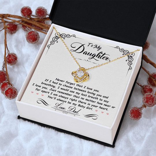 To My Daughter - Last Breath - Beautiful Gift Set - SSD31 Jewelry ShineOn Fulfillment