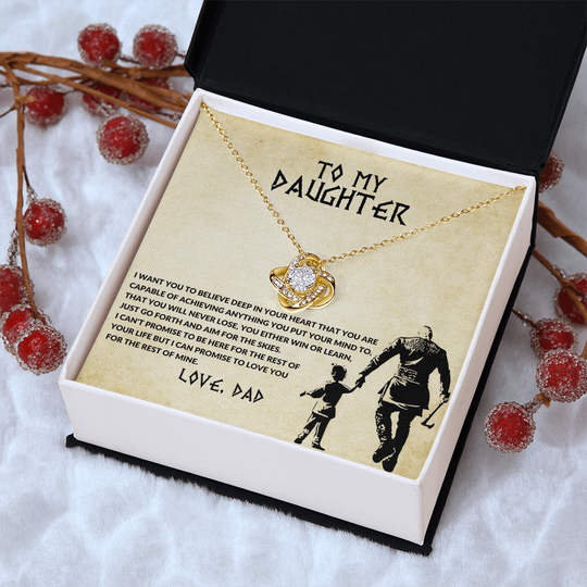 To My Daughter - Believe Deep - Beautiful Gift Set - SSD33V2 Jewelry ShineOn Fulfillment