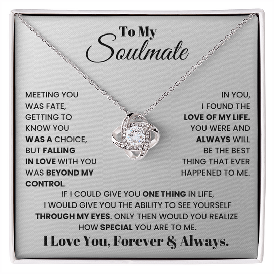 To My Soulmate - Beautiful Gift Set - SSS1 Jewelry ShineOn Fulfillment