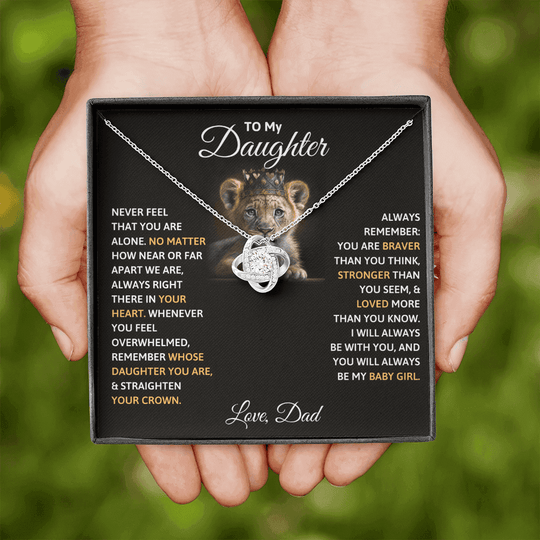 To My Daughter Necklace - Beautiful Gift Set - IV452 [ALMOST SOLD OUT]