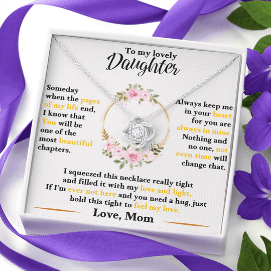 To My Lovely Daughter - Love Mom - Beautiful Gift Set - SSD35 Jewelry ShineOn Fulfillment