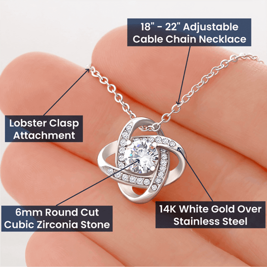 To My Beautiful Future Wife - Love Knot Gift Set - SS50V3 Jewelry ShineOn Fulfillment
