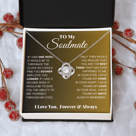 To My Soulmate - Beautiful Gift Set - SSSM5V Jewelry ShineOn Fulfillment