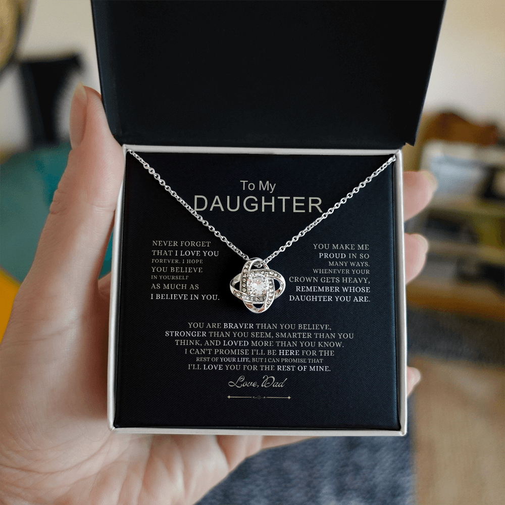 To My Daughter - Love Dad - Beautiful Gift Set - SS490V4 Jewelry ShineOn Fulfillment