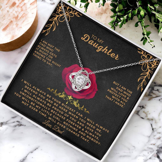 To My Daughter - Love Dad - Beautiful Gift Set - SS461V16 Jewelry ShineOn Fulfillment 14K White Gold Finish Standard Box